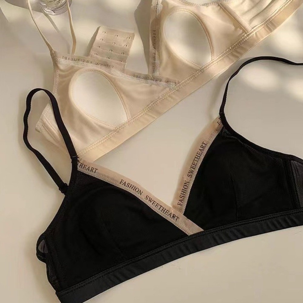Mesh Thin Wireless Deep V Bra  - огляд і ціна Plunge Bra Push Up